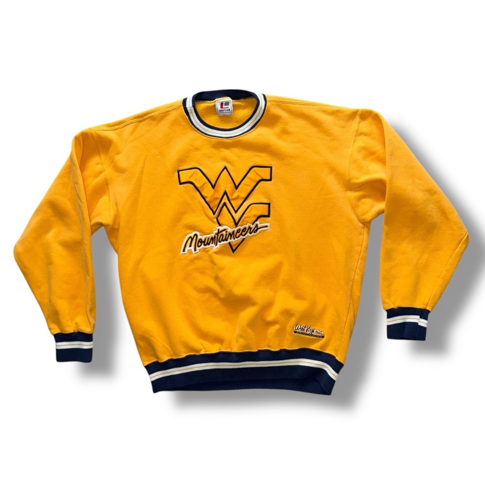 Vintage West Virginia Mountaineers Sweater Legends Sideline Collection Men’s XL
